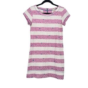 2/30$ Hatley Womens Short‎ Sleeve Summer Crew Neck Seashell Mini Dress Small